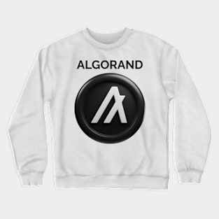ALGORAND 3d front view rendering cryptocurrency Crewneck Sweatshirt
